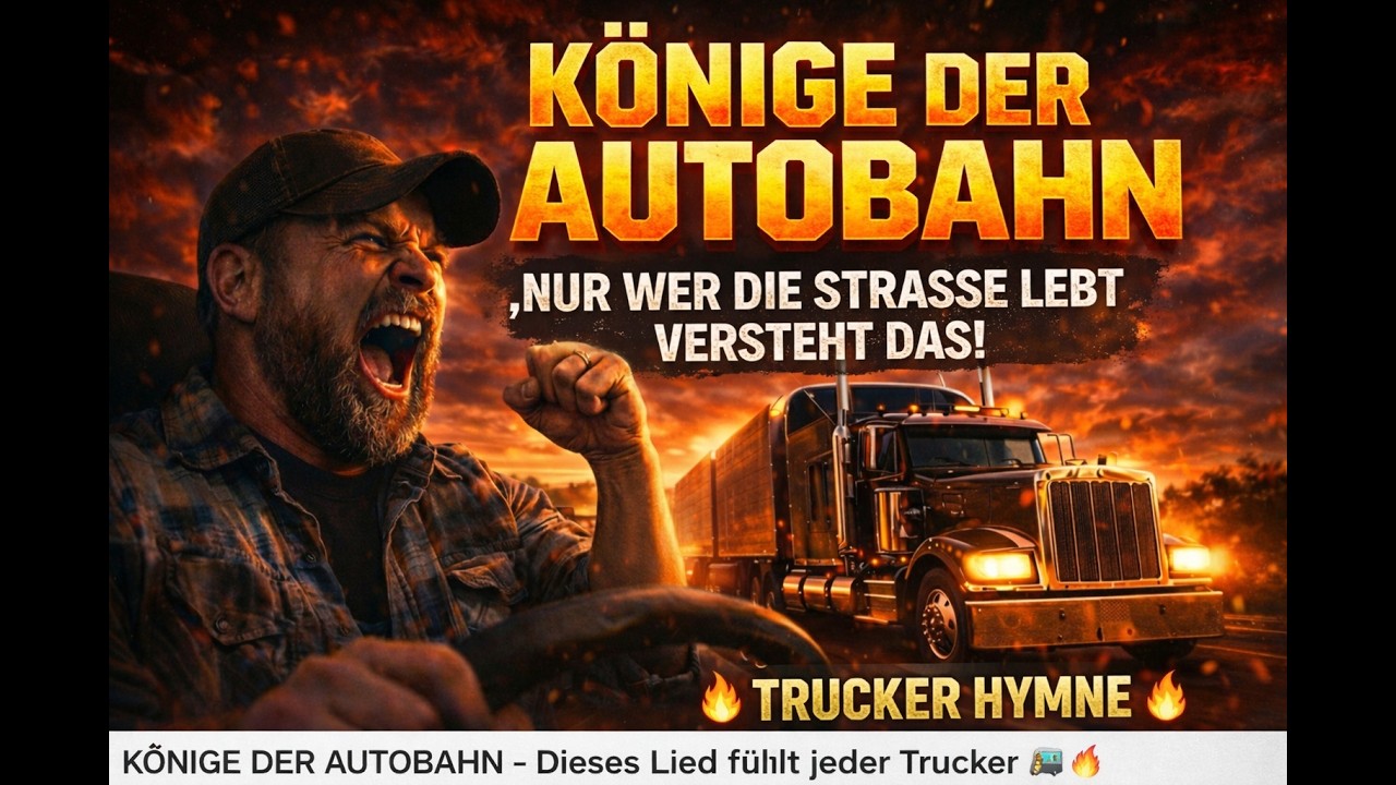 KÖNIGE DER AUTOBAHN 🔥 Dieses Lied fühlt jeder Trucker | Hard Rock Hymne 2026