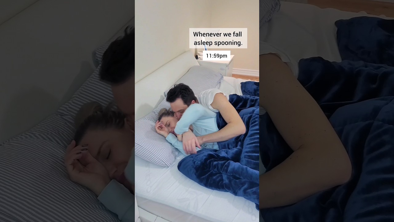 Whenever we fall asleep spooning