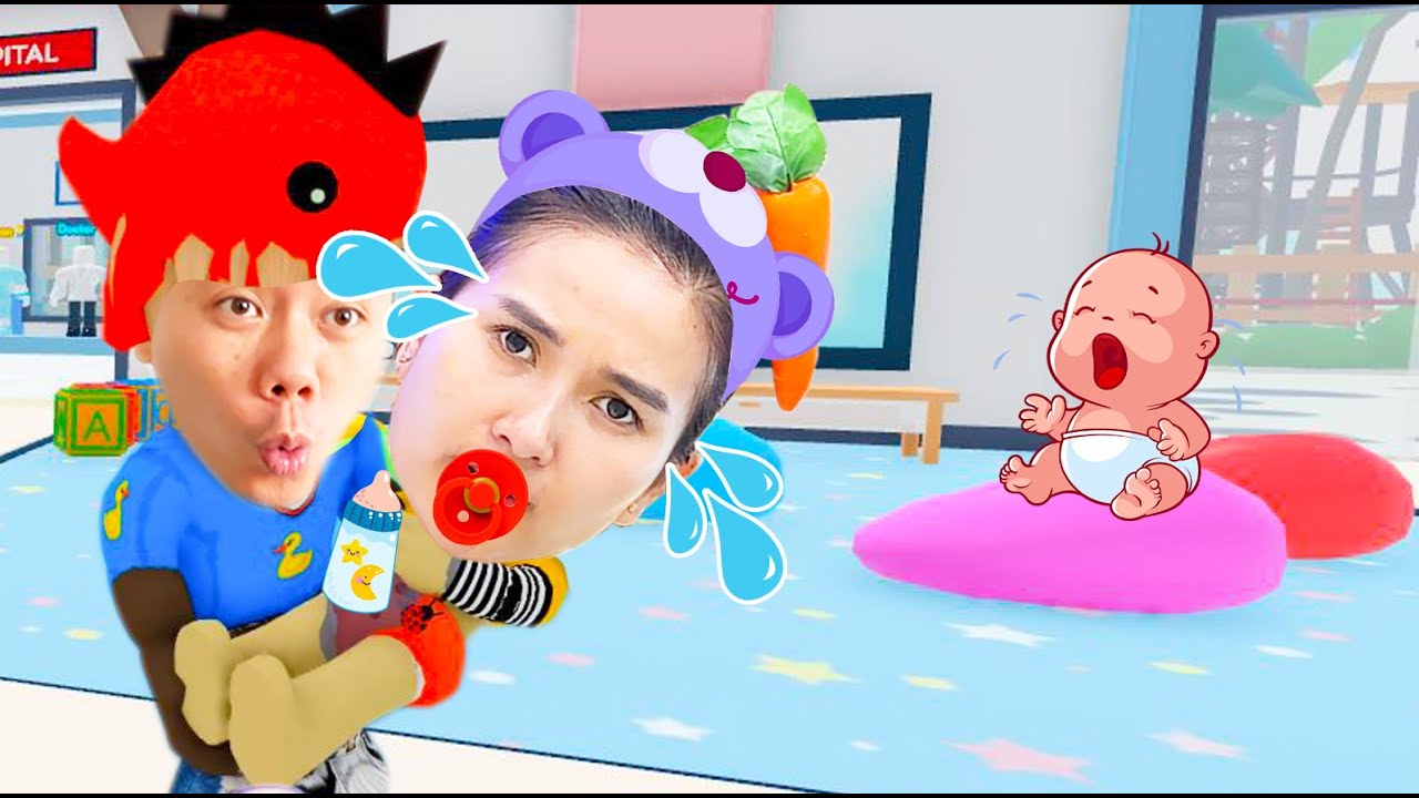 Changcady biến thành em bé, đi nhà trẻ cùng em Cam Cam