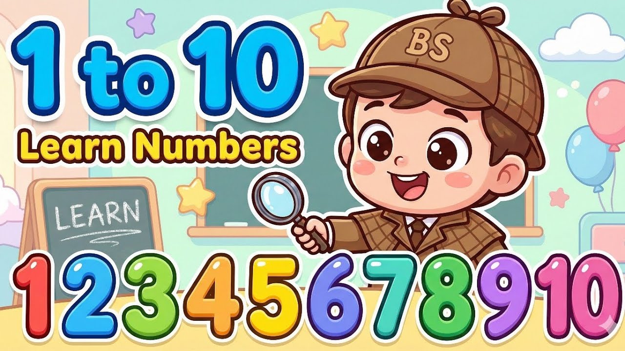 Learn Numbers 1–10 with Baby Sherlock 🔢