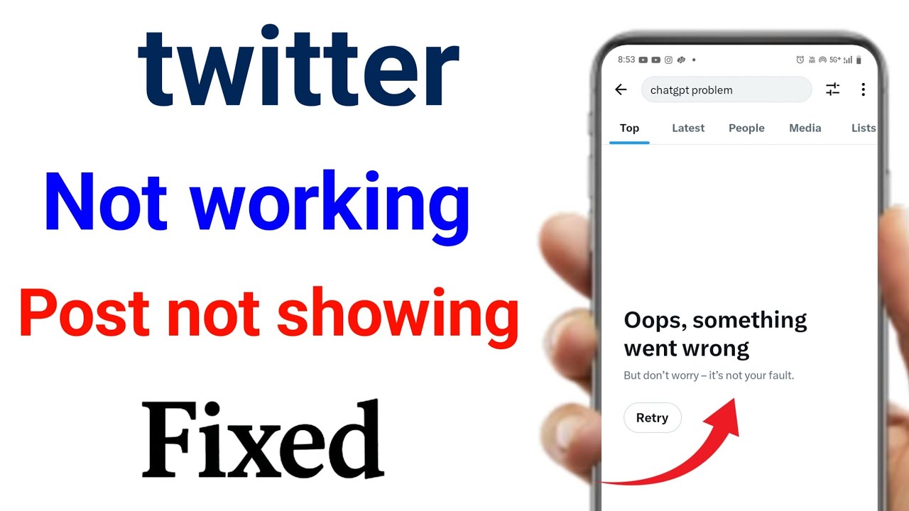 How to fix twitter not working problem |  how to fix twitter posts loading problem today | 