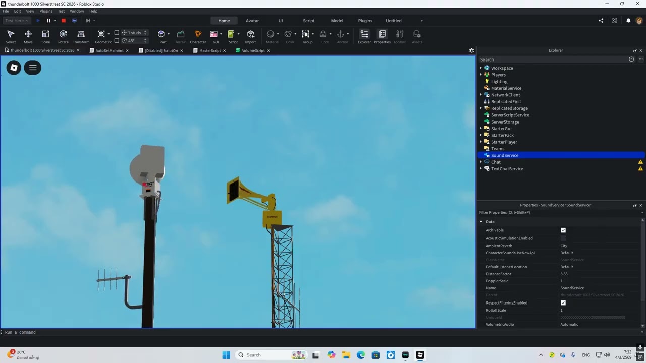 thunderbolt 1003 and FS 2001-130 Alert Silverstreet SC 2026