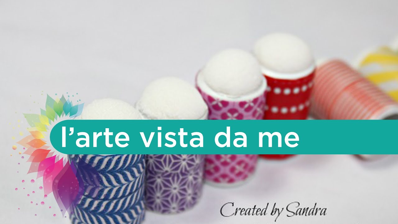 Scrapbooking Tutorial: Sponge Dauber Handmade - Spugnette per i tamponi fai da te - DIY