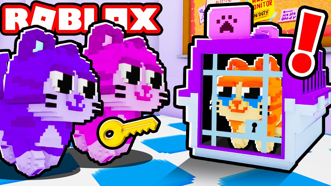 We Rescued Cats! | Roblox: Play Cats Morphs: Friend Rescue