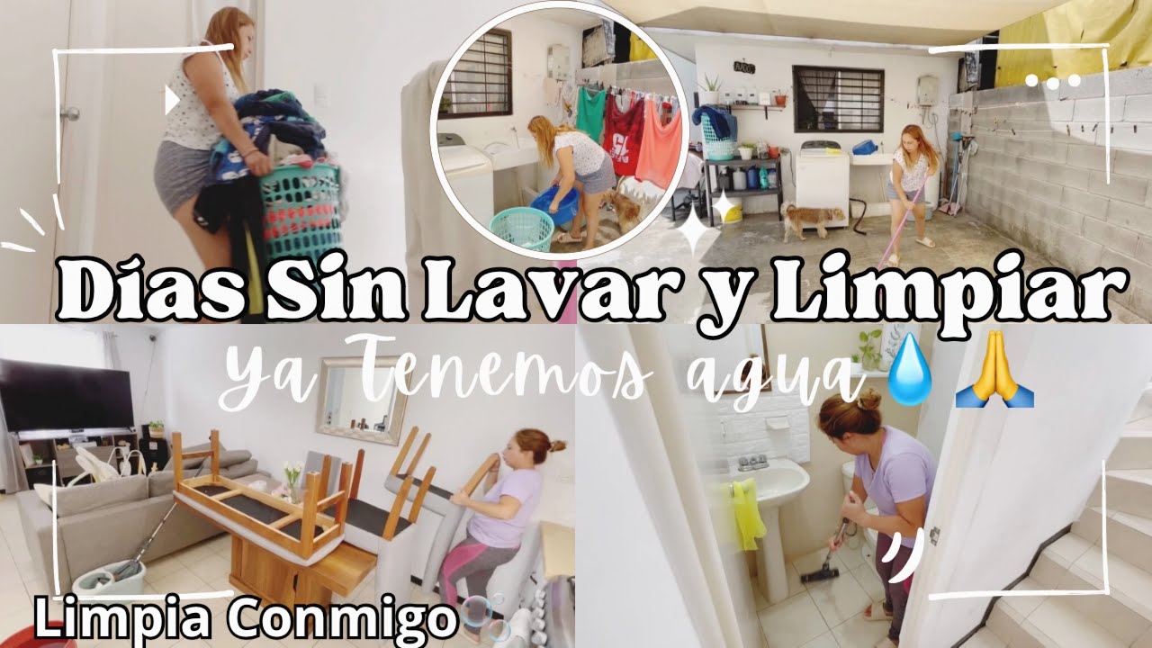 🫣Dias sin Limpiar y Lavar en Casa Infonavit/Limpia Conmigo #limpieza #rutina #hogar #casainfonavit