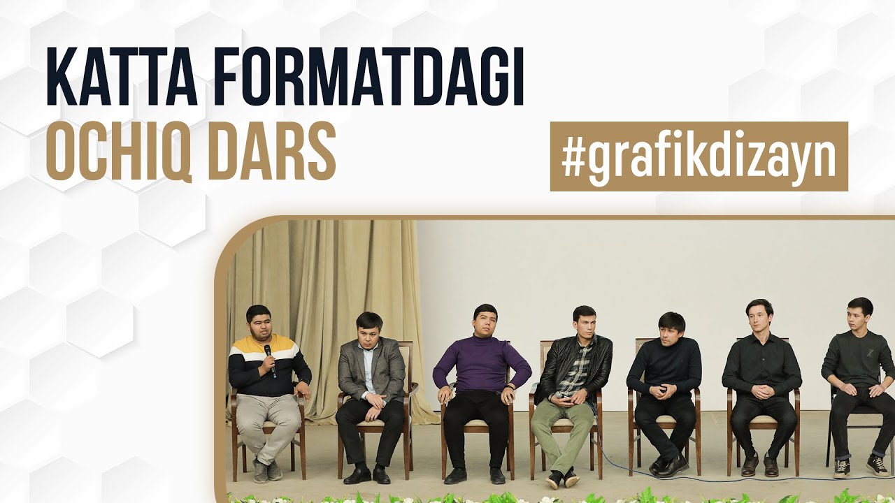 Grafik va Web dizayn sohasiga kirishni istagan barcha ko'rishi kerak bo'lgan video