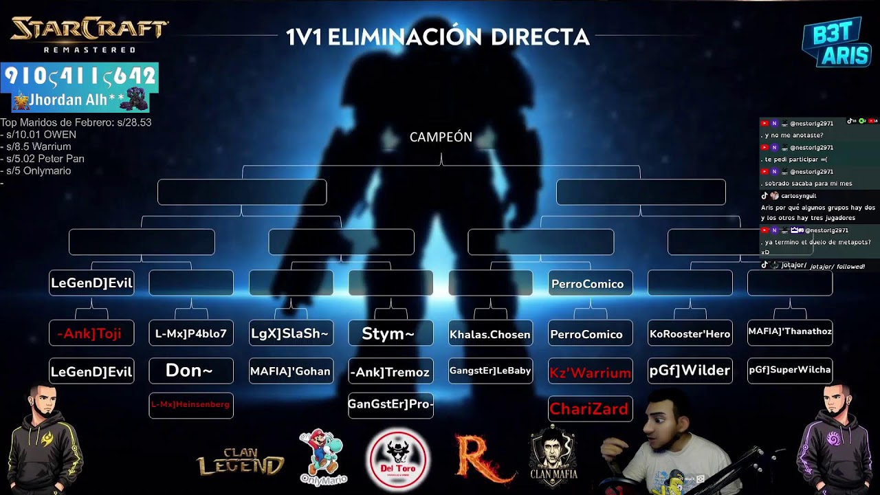 Torneo Libre 1vs1 | Bo5 | Don~ vs L-Mx]Heisenberg y Kz-Warrium vs PerroComico | Starcraft Fastest