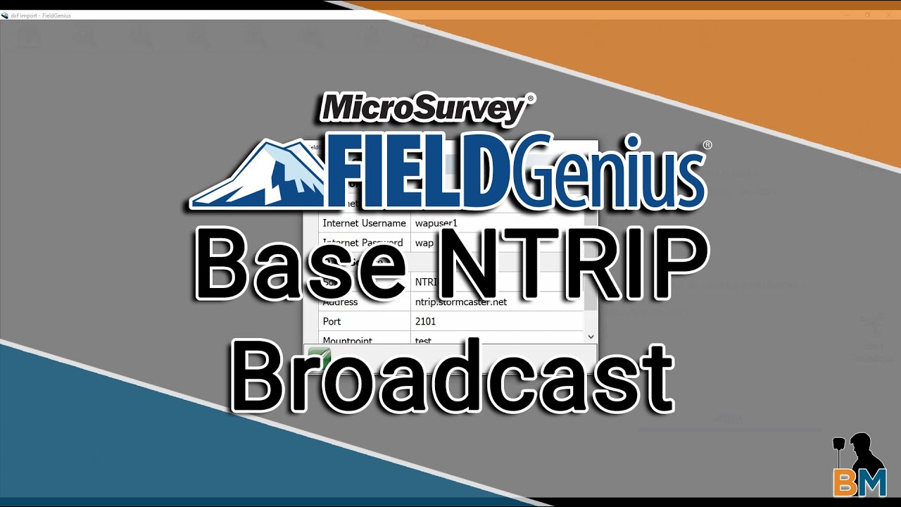 MicroSurvey FieldGenius How To: Setting up an NTRIP Base | Bench Mark