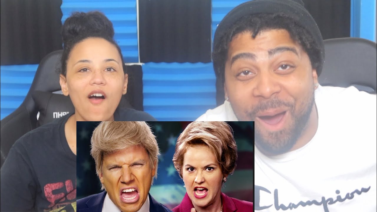 Donald Trump vs Hillary Clinton. Epic Rap Battles of History (REACTION!!!)