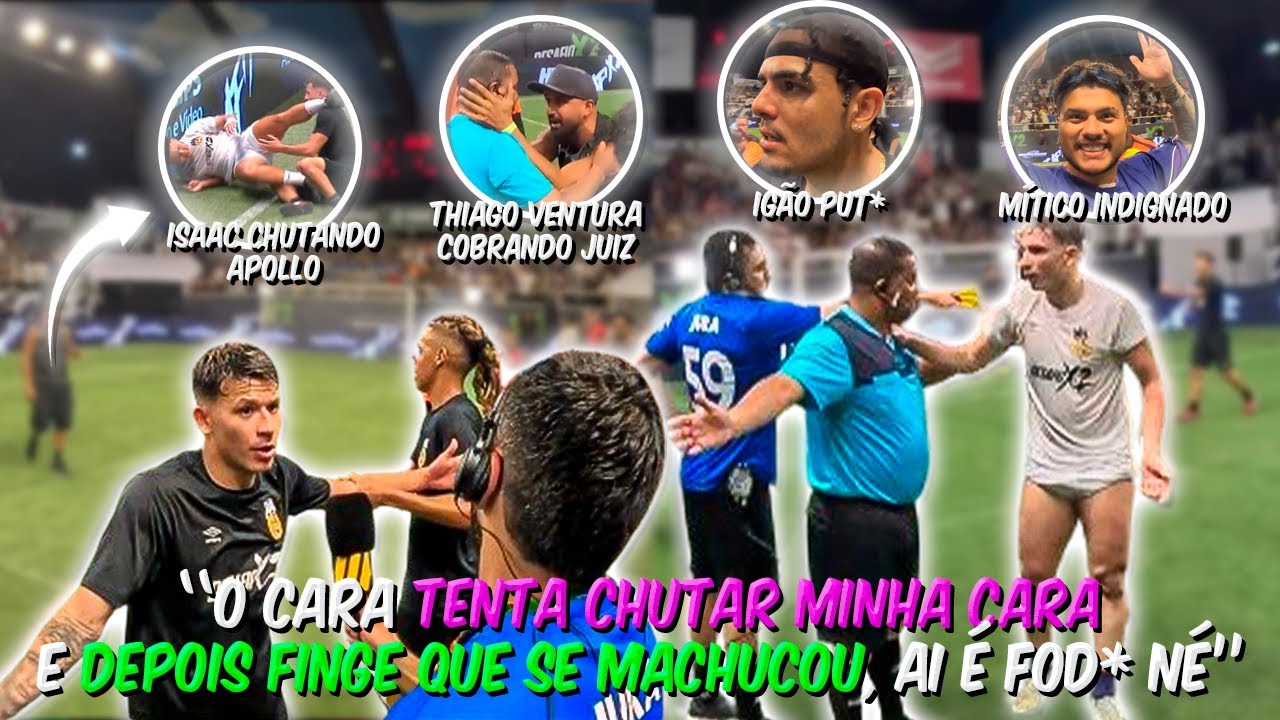 VLOG DO ALVA - JOTAPÊ E APOLLO X JUNINHO E ISAAC DEU TRETA, JUIZ COMPRADO, IGÃO E MÍTICO REVOLTADOS!