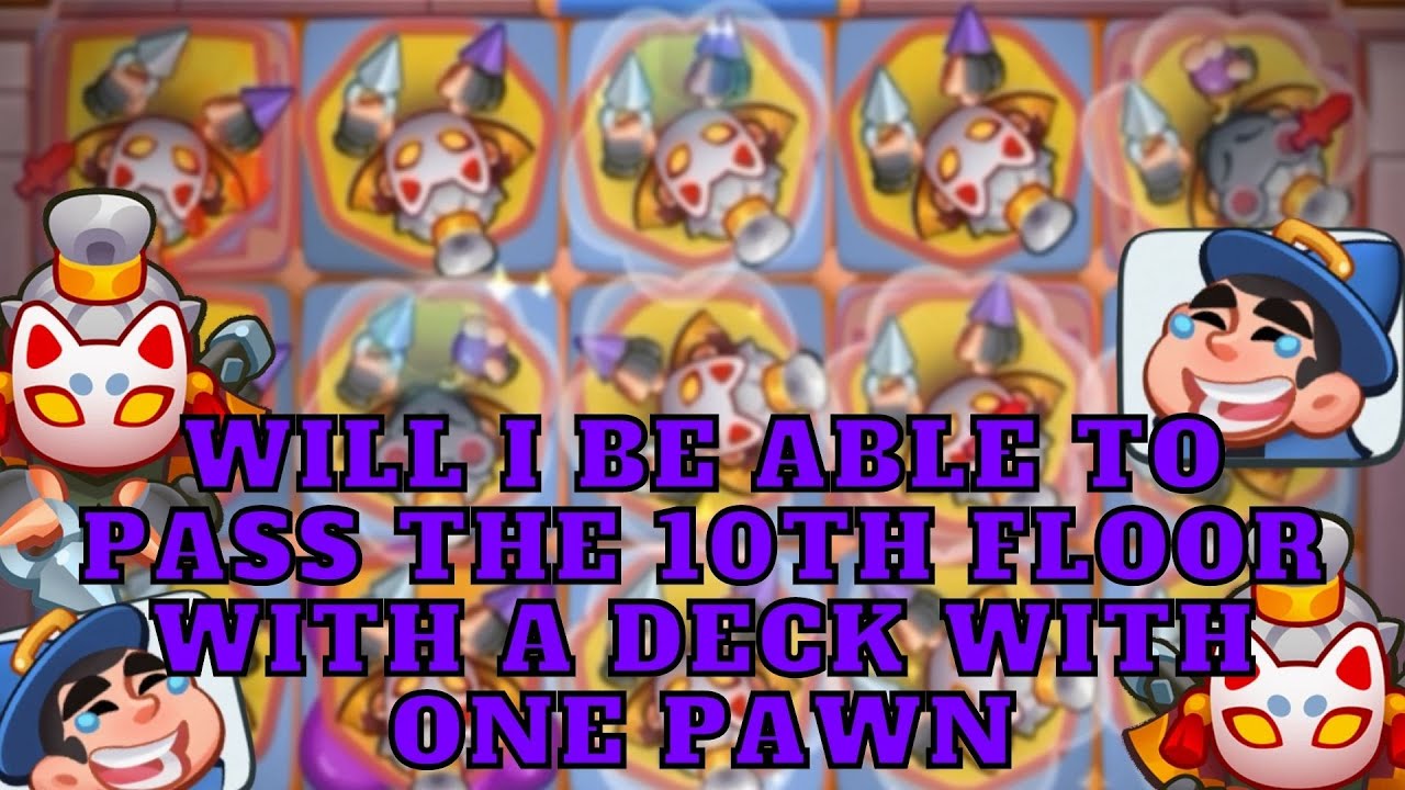 Passing 10 floors with a deck with ONE pawn | Full table MAX Rogue in Co-op | Rush Royale 20.0