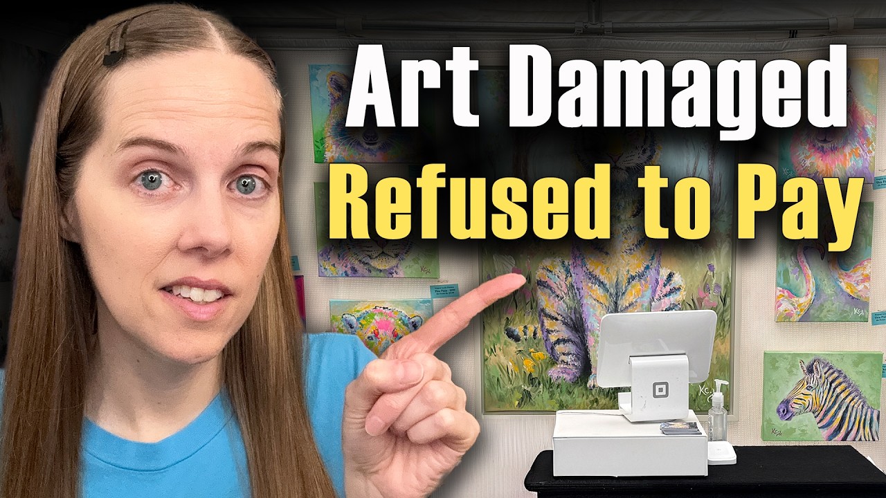 They Wouldn’t Pay After Damaging My Art at an Art Fair