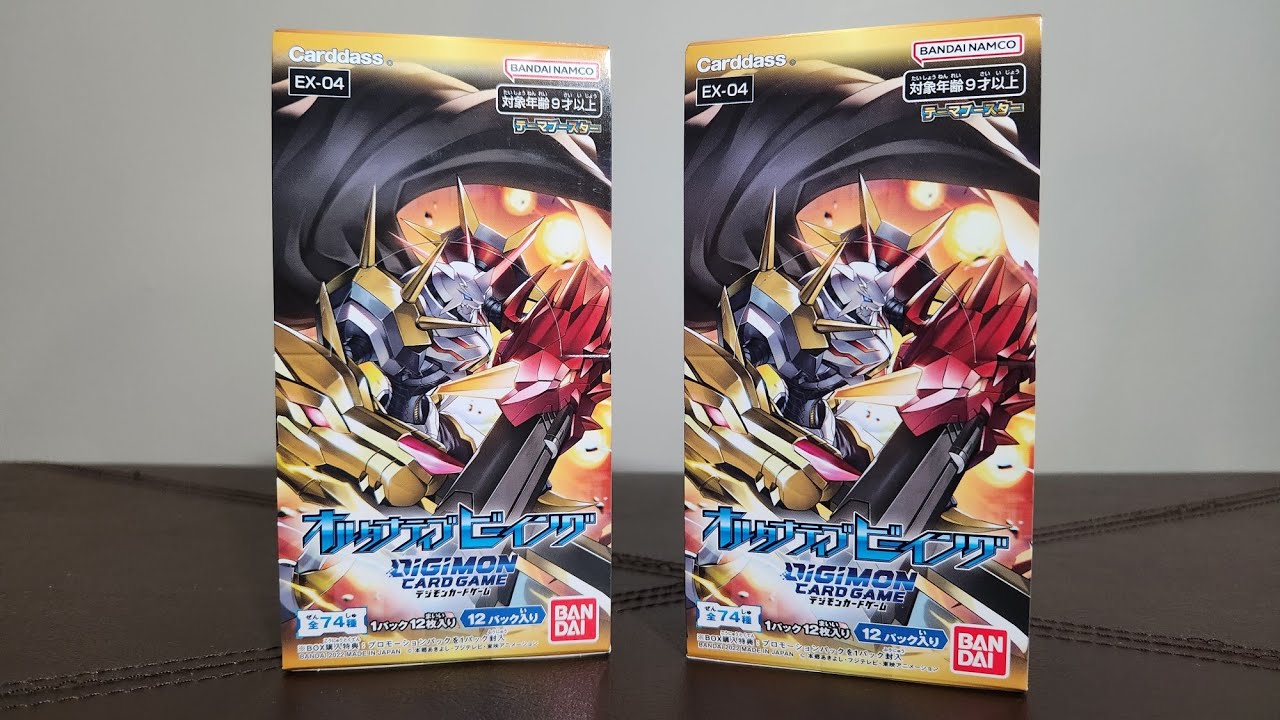 Digimon EX04 Alternative Being Double Booster Box Opening