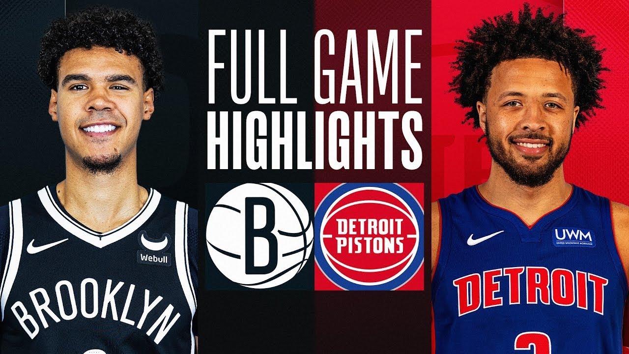 Brooklyn Nets vs. Detroit Pistons Full Game Highlights | Dec 26, 2023 NBA Season
