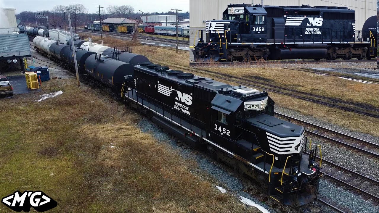 Rare Snoot Nose SD40 Leads the Grape Flyer Local
