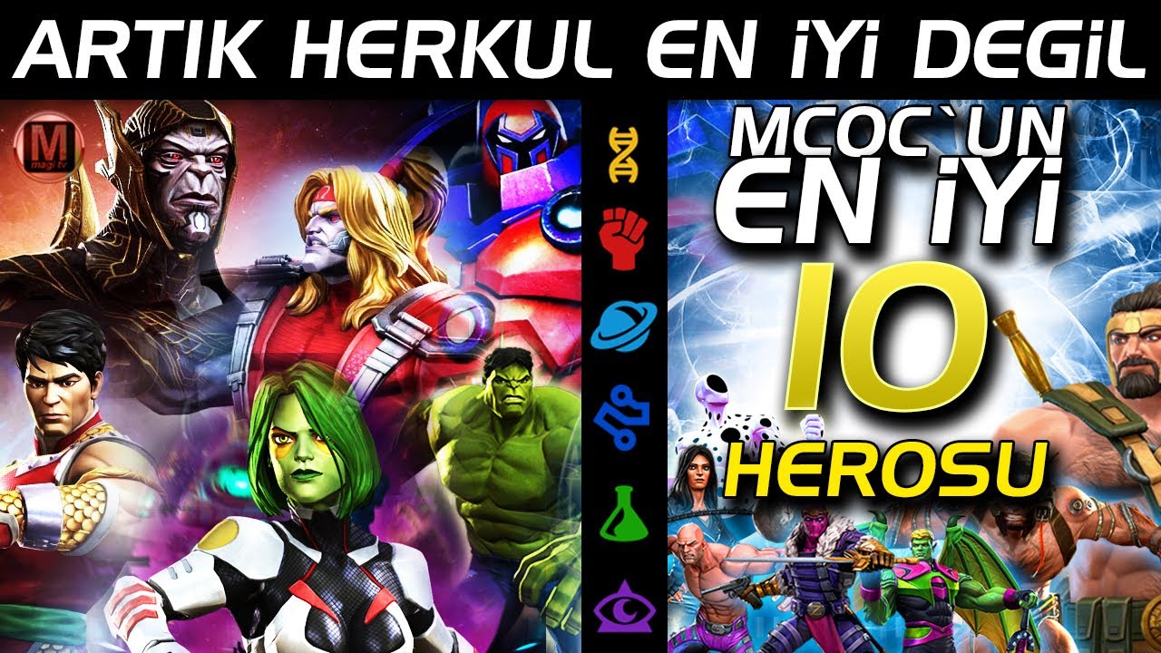 GEÇMİŞ OLSUN HERKÜL - MCOCUN EN İYİ 10 HEROSU - MAGİ TV MCOC TOP 10