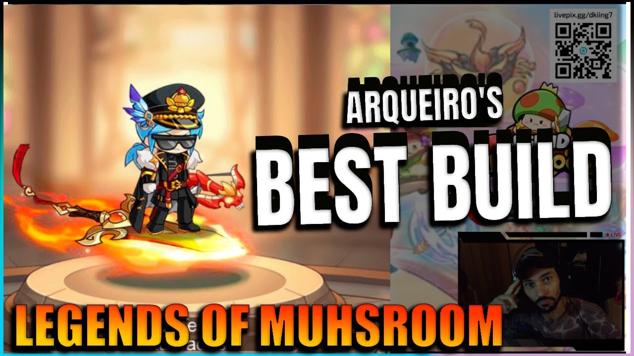 MELHOR BUILD MASTER para ARQUEIRO | Legends of Mushroom | TUDO DESDE O INCIO ATE END!