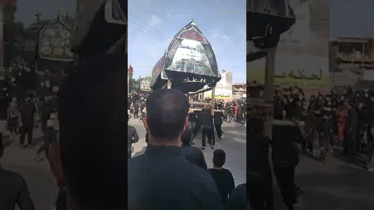 نخل گردانی روز عاشورا گناباد قصبه شهر