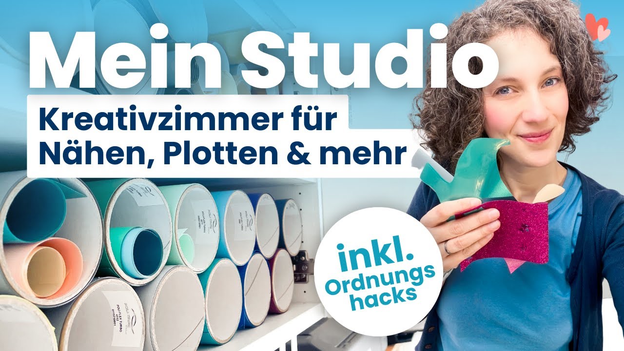 Roomtour durch mein #kreativzimmer zum Plotten, Nähen & Co.
