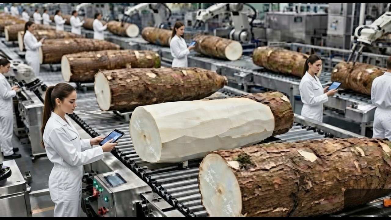 Inside Massive Modern Cassava Flour Factory: The Full Process