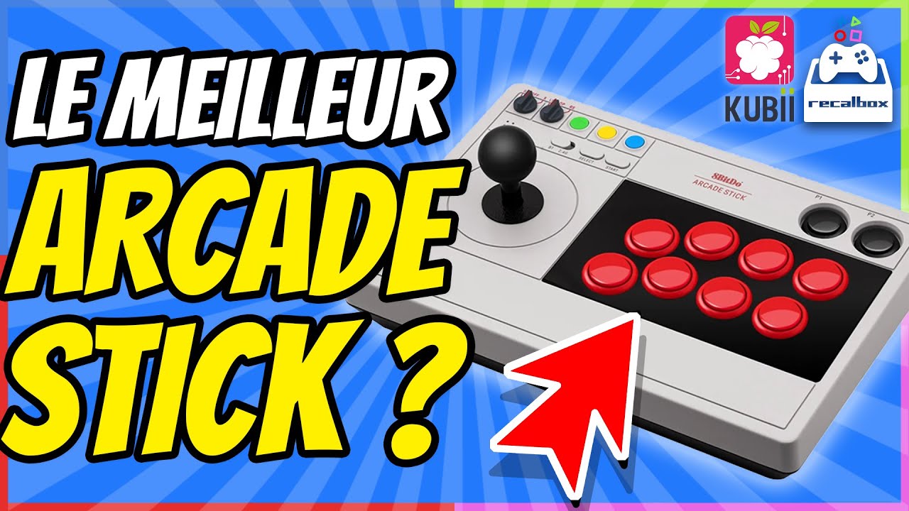 TEST ARCADE STICK 8BITDO : C'EST UN MONSTRE !!! | RECALBOX