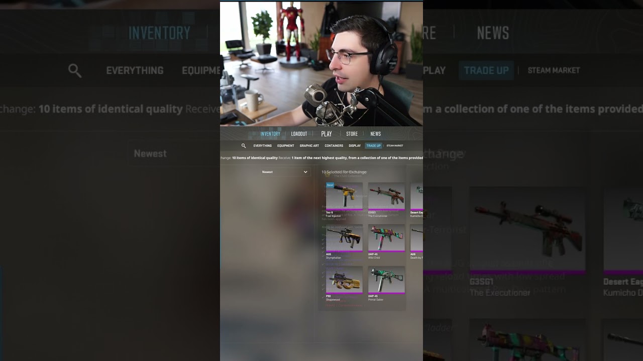 shroud - pink tradeup in CS2 