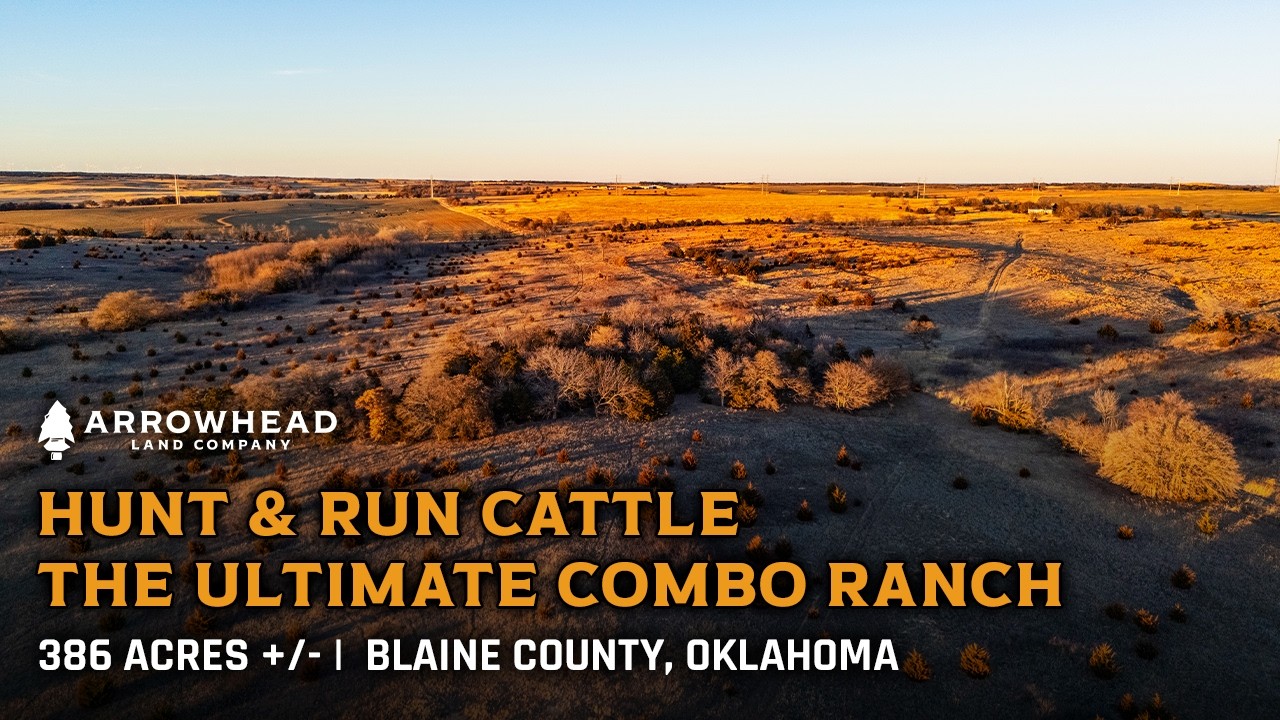 LAND FOR SALE: Oklahoma Cattle & Whitetail Property