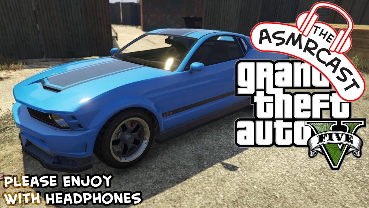 ASMR GTA V PC [1080p 60fps] - Driving A Custom Ride [Binaural]