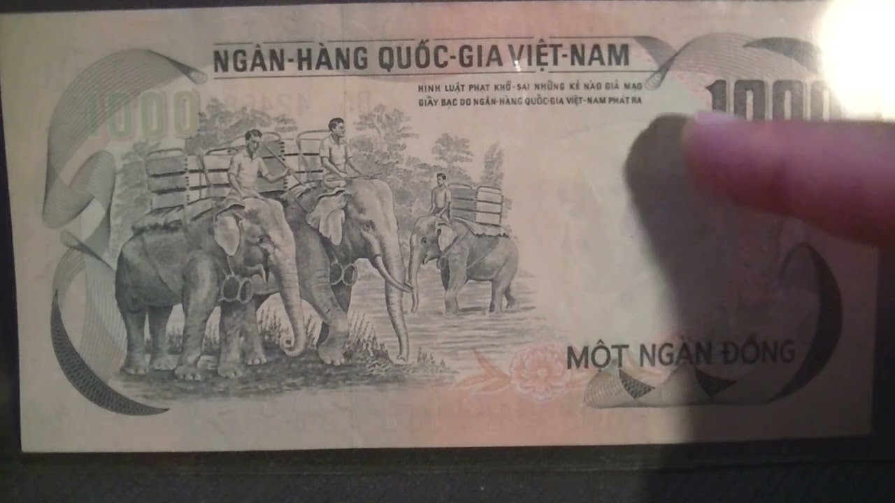Banknotes - 1000 Dong, Vietnam