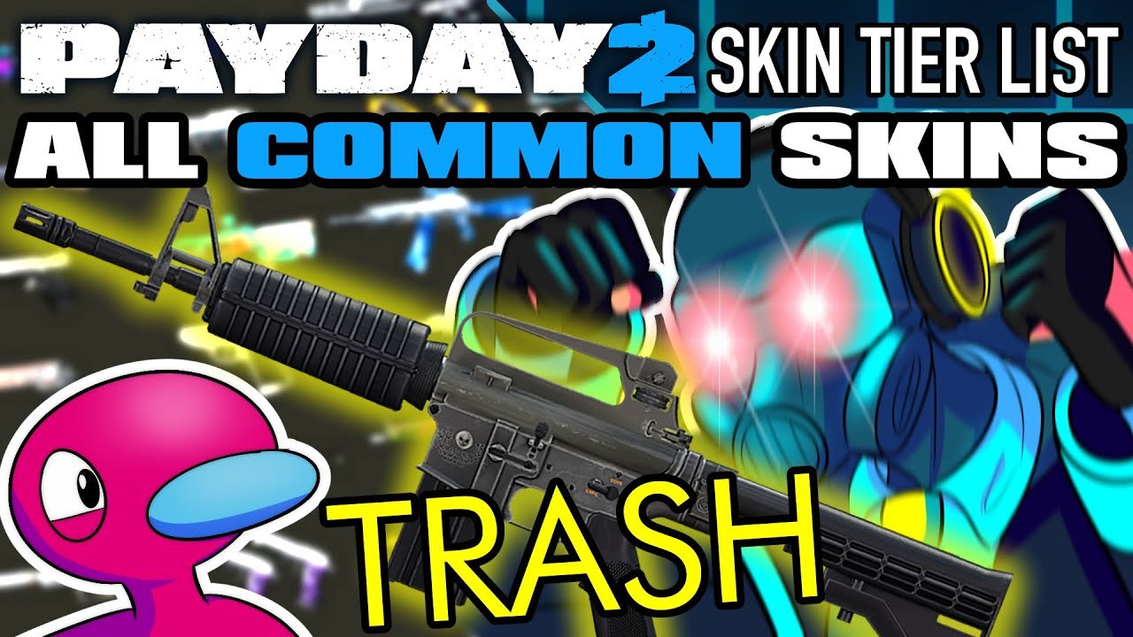 We Ranked Every Common Skin in Payday 2 and Got Way Too Angry
