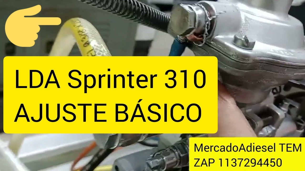 Sprinter 310 AJUSTAR BÁSICO LDA bomba injetora