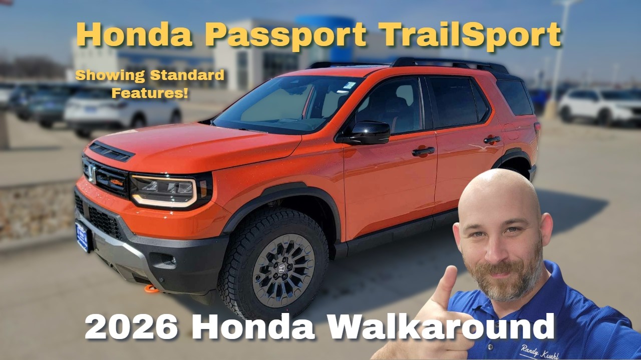 2026 Honda Passport TrailSport Walkaround: In-depth review of standard features
