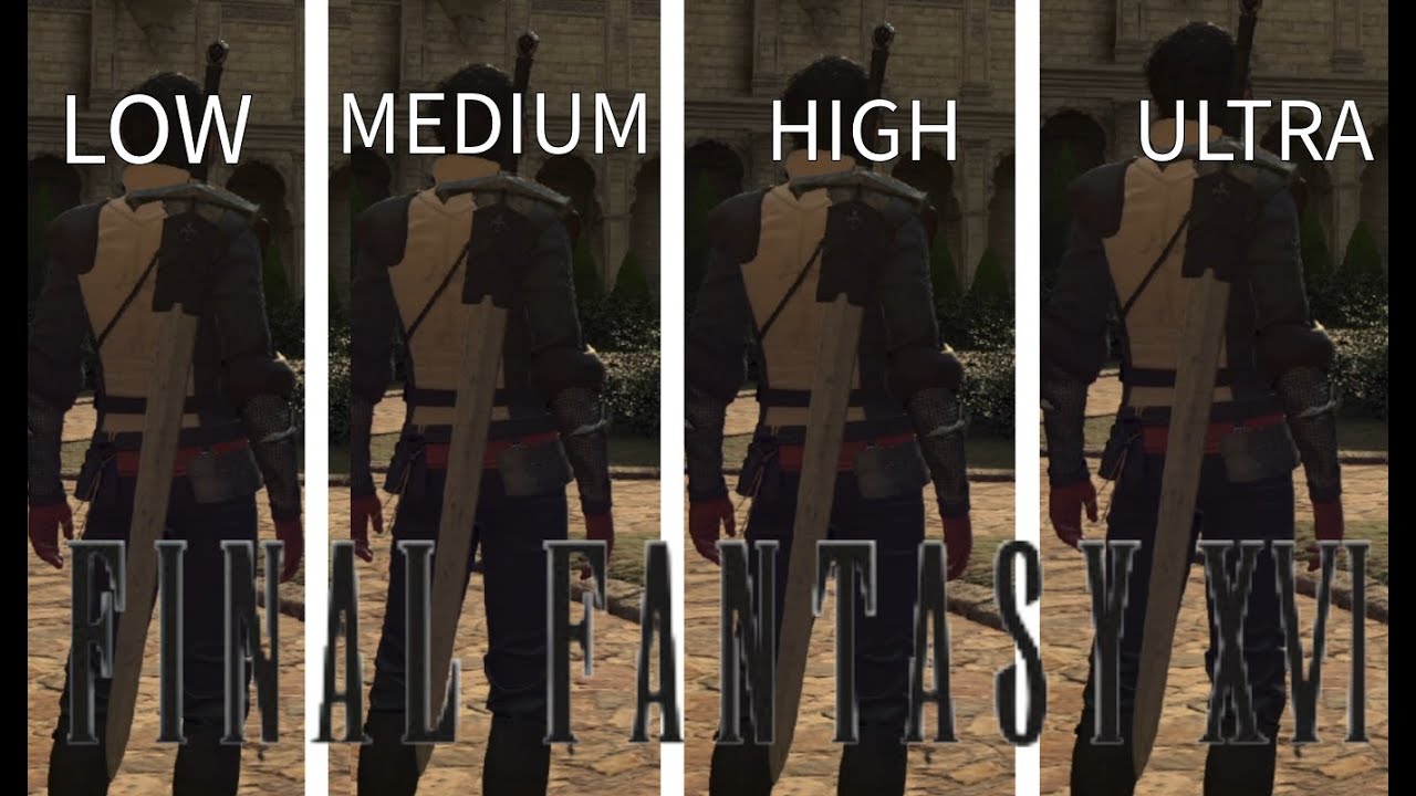 Final Fantasy XVI : Low vs Ultra Quality Settings | Graphics & FPS Comparison Side by Side