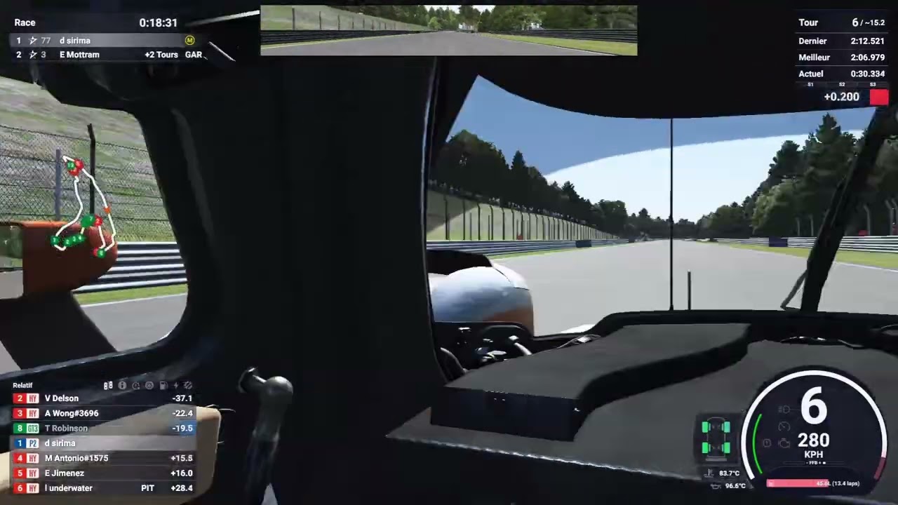 une victoire tranquille à spa (j'ai eu chaud) #lemansultimate  #jeuxvidéo #gaming  #automobile