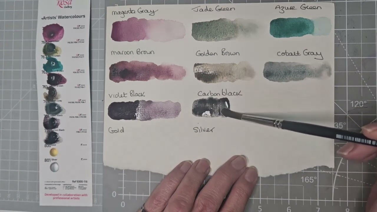 Rosa Gallery new colours on dot card