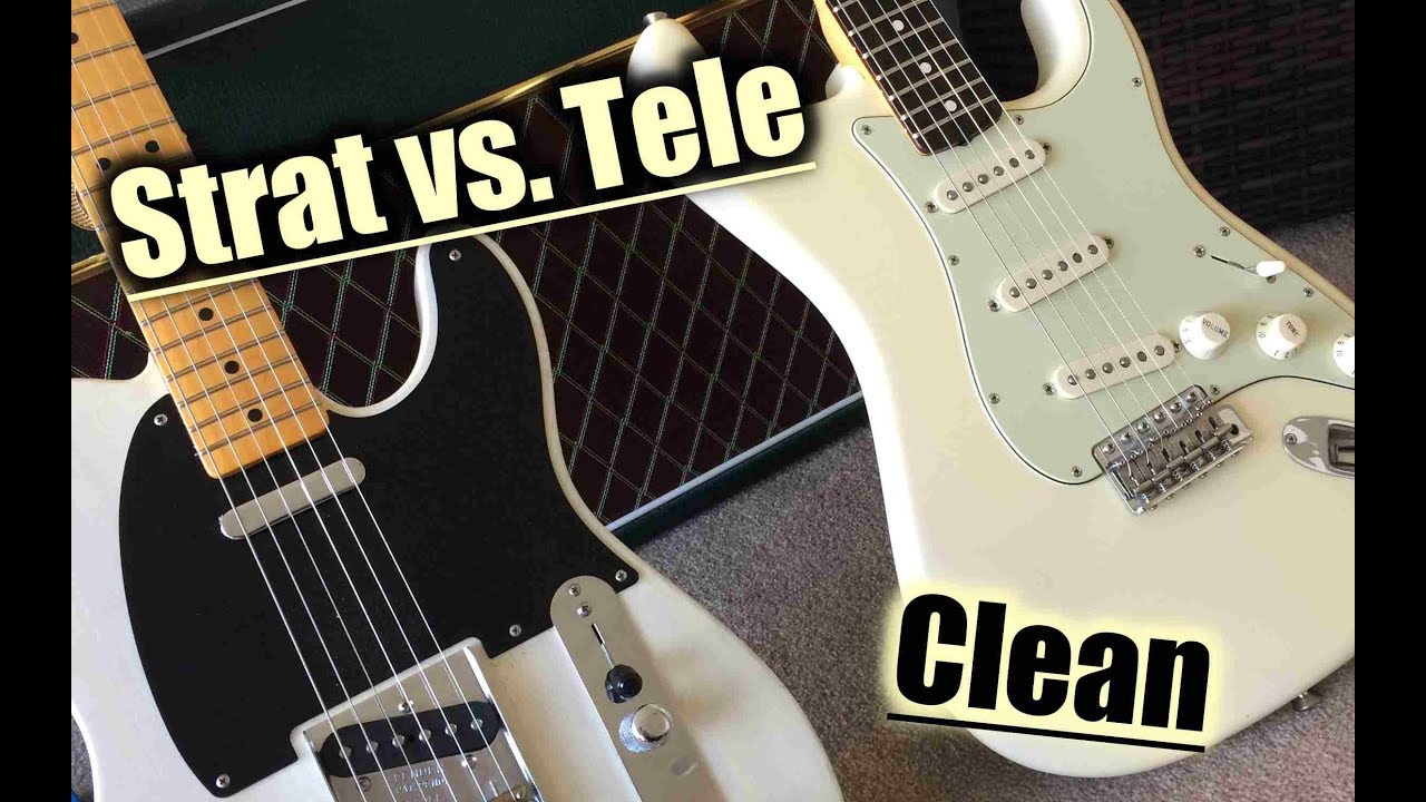 Stratocaster vs  Telecaster! Whats the Difference? | Part One | Clean Fender Tones