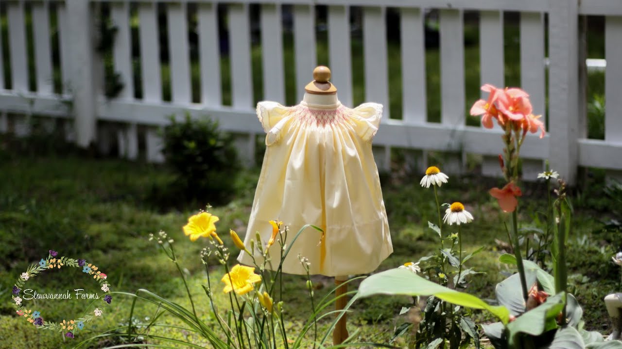 Smocked Bishop Tutorial with Angel Sleeves | Children's Corner Gwen View B