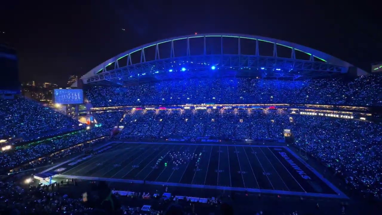 Seahawks vs Rams — Laser Half Time Show — Thursday Night Football — 12/18/2025