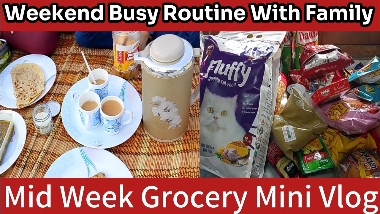 Weekend Busy Routine With Family|Mid Week Grocery Mini Vlog|Off Days With 2 kids|Daily Routine Vlog|