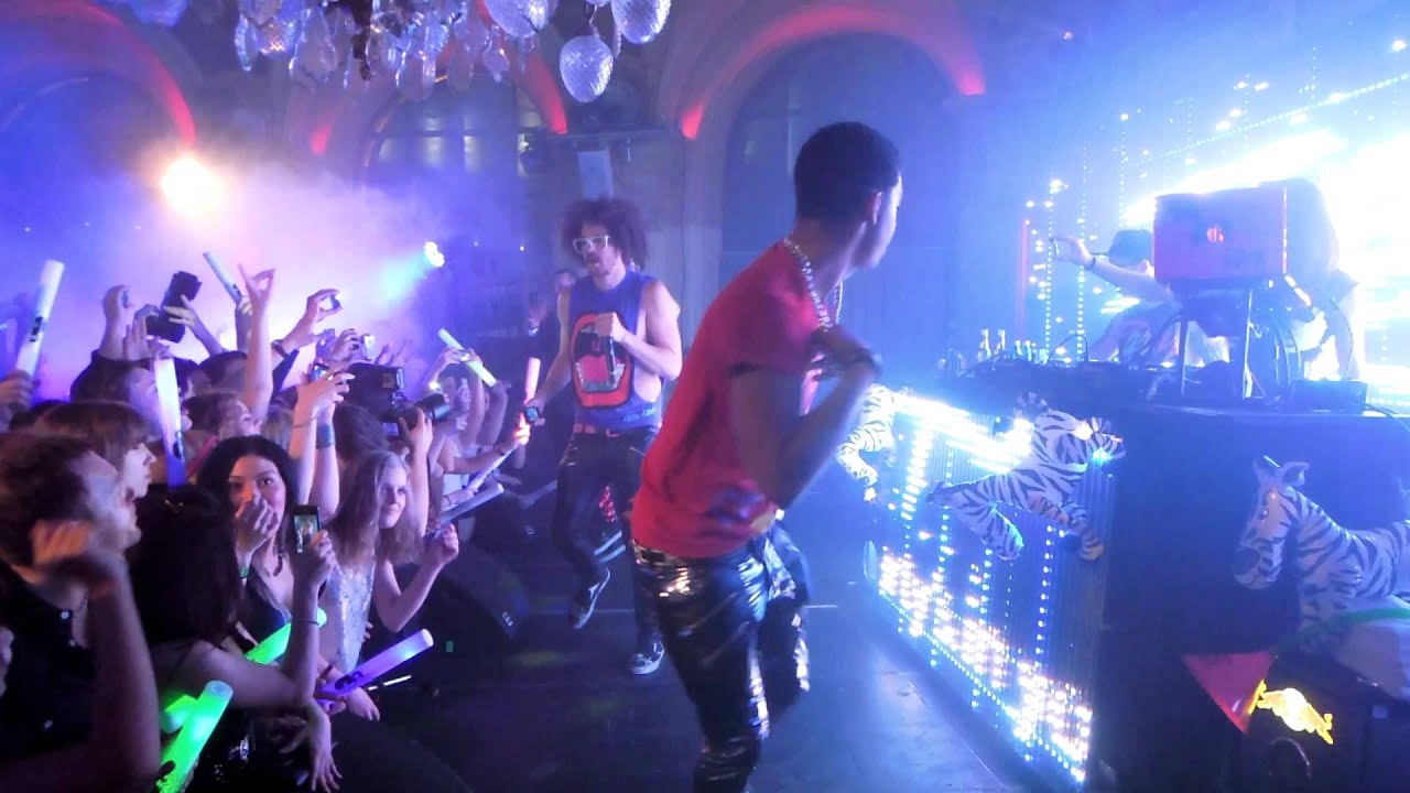 Red Foo - LMFAO DJ Set @ Cafe Opera Sweden. Epic Live !!