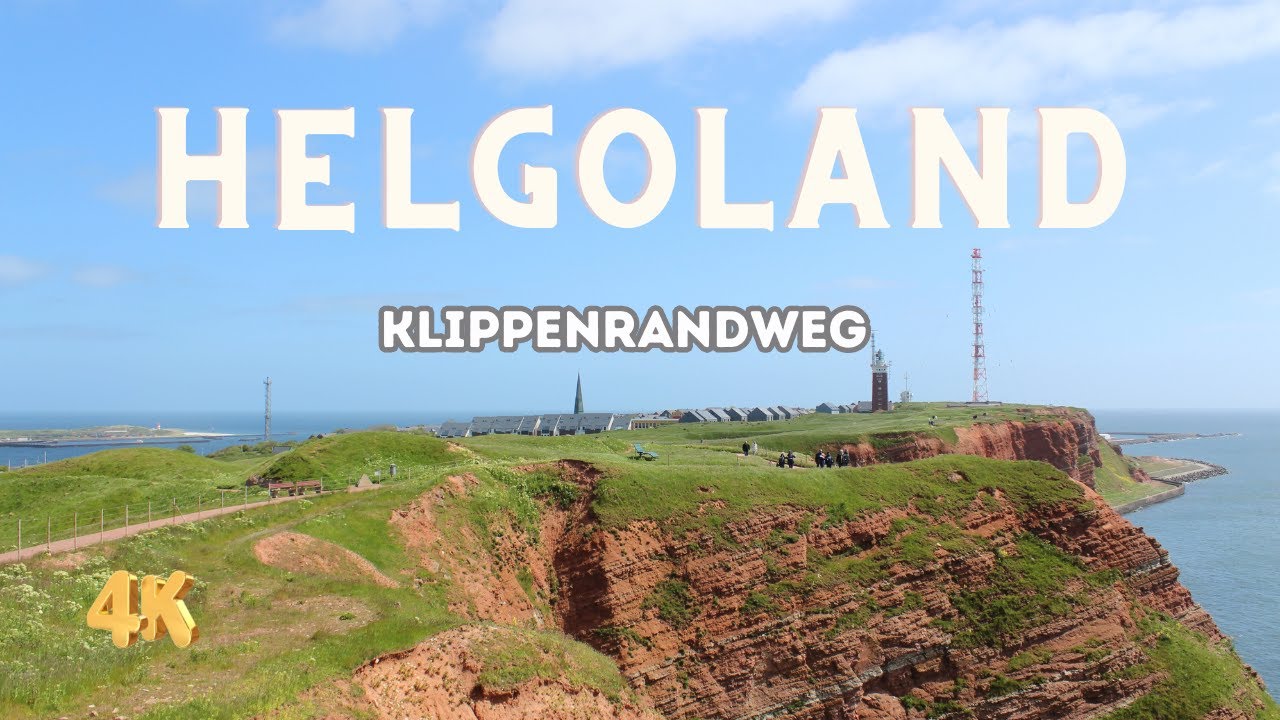 HELGOLAND / traumhafter Rundweg am Klippenrand / Weg zur 