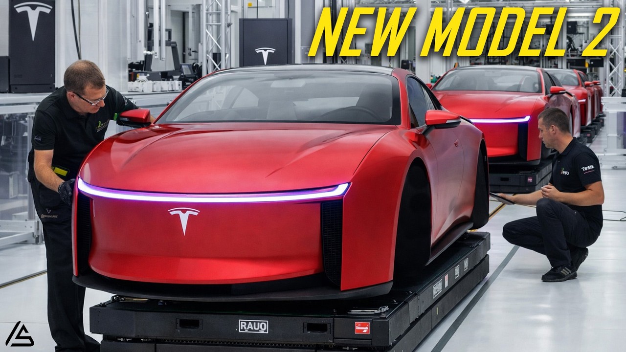 Представлена ​​Tesla Model 2 2026 года: значительные изменения в цене и производстве.