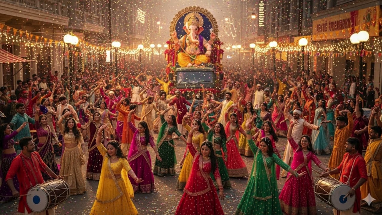 गणनायक आगमन | Ganpati Bappa High Pitch Bollywood Style Song | Devotional Energetic Track 🎶