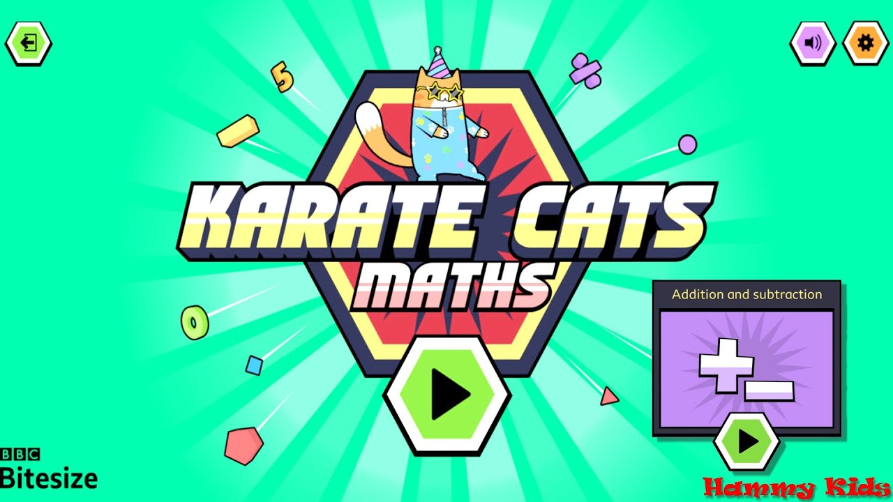 Karate Cats | Maths | Addition and Subtraction Bronze Silver Gold Cup | Hammy Kids