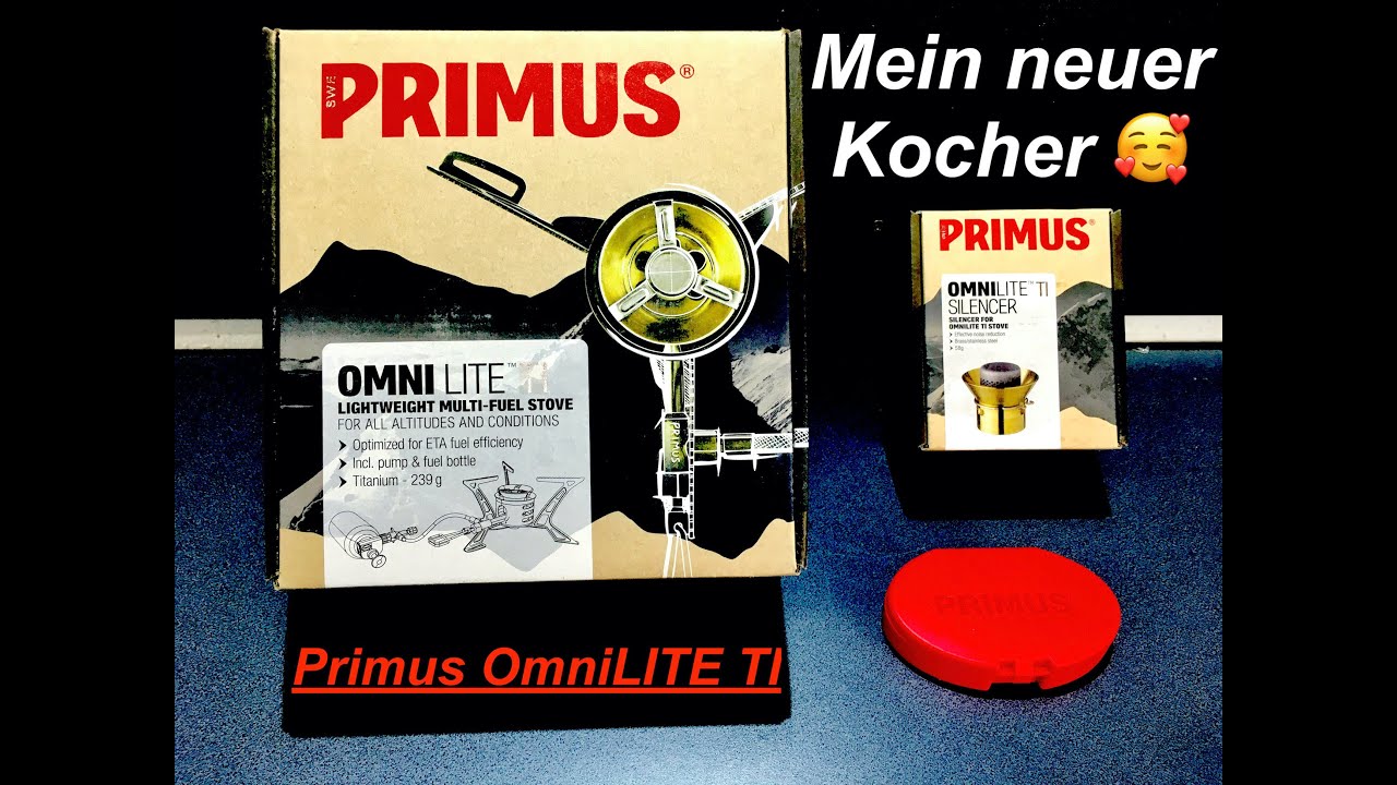 Primus Omnilite TI Kocher mit Silencer und Servicekit meine Vorstellung / Unboxing & Test