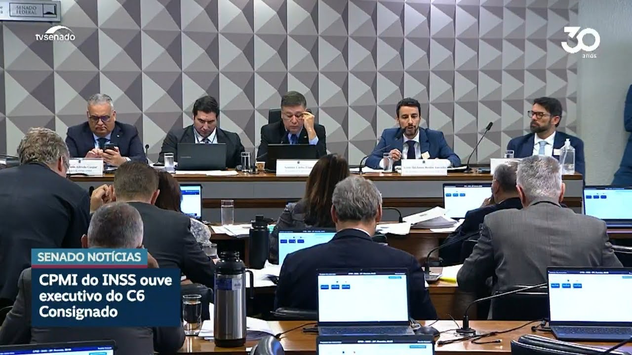 CPMI do INSS ouve executivo do C6 Consignado