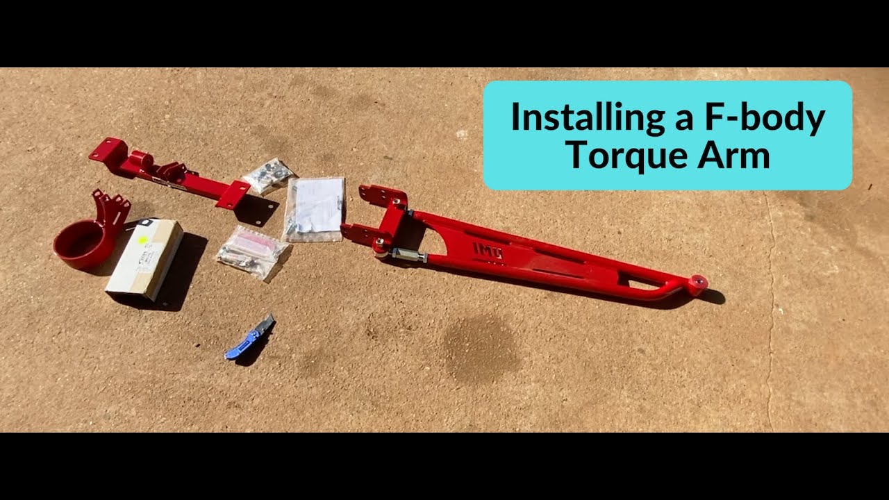 Installing my Torque arm in a F-body