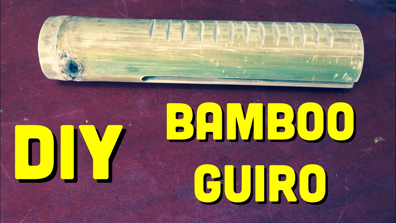 How to Make a Bamboo Guiro