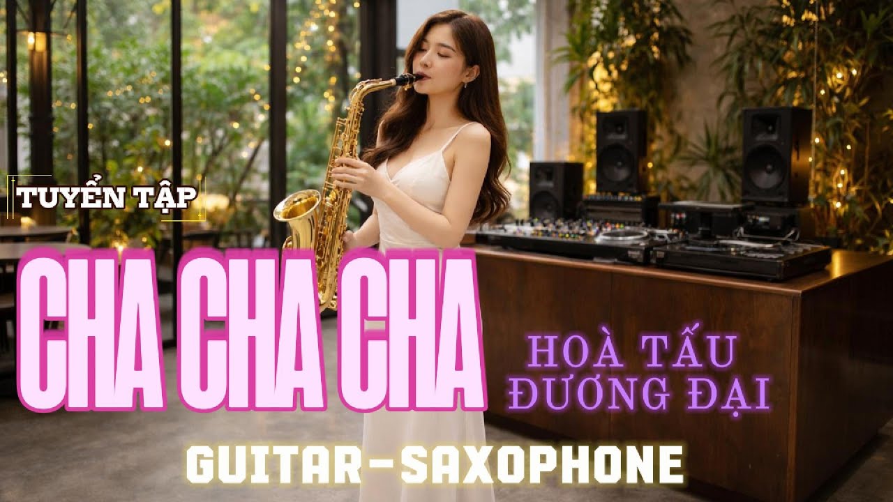 TUYỂN TẬP HOÀ TẤU ĐƯƠNG ĐẠI CHA CHA CHA GUITRAR - SAXOPHONE