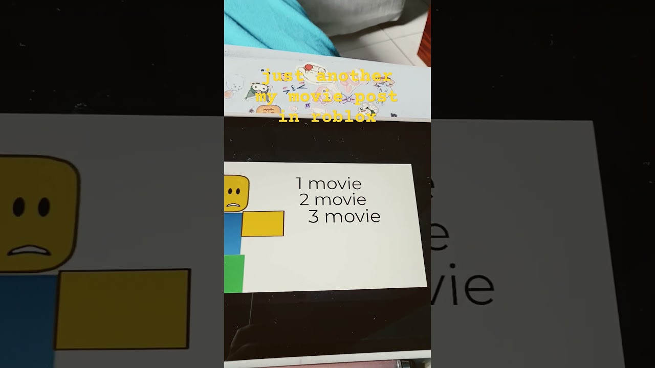 uhm just made a movie #roblox #mymovie #noob